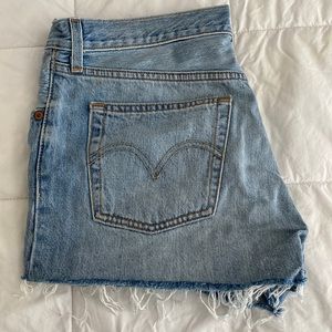 Levi’s cutoff denim shorts